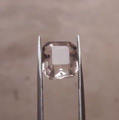 14.3ct Dur e Najaf - Pearl of Najaf Fancy Cut Transparent - April Birthstone - Rock Crystal Quartz -15x13mm