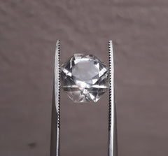 6.9ct Dur e Najaf - Pearl of Najaf Fancy Cut Transparent - April Birthstone - Rock Crystal Quartz -12x11mm