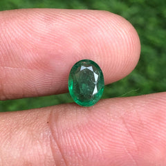 1.05ct Emerald for sale - Budh Ratna - Zamurd - Pachu Stone, Markat Mani Stone - 9x7mm