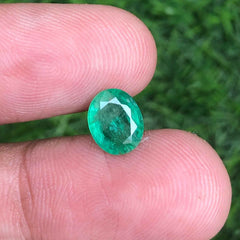 1.45ct Emerald for sale - Budh Ratna - Zamurd - Pachu Stone, Markat Mani Stone - 10x8mm