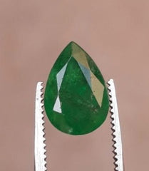 2.80ct Emerald Gemstone - Budh Ratna - Zamurd - Panna Stone, Pachu Stone, Markat Mani Stone -10x7mm