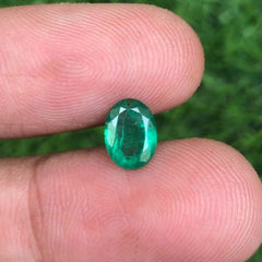 1.10Ct Emerald for sale - Budh Ratna - Zamurd - Pachu Stone, Markat Mani Stone - 9x7mm