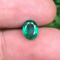 1.15Ct Emerald for sale - Budh Ratna - Zamurd - Pachu Stone, Markat Mani Stone - 9x7mm