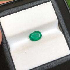 0.95Ct Emerald for sale - Budh Ratna - Zamurd - Pachu Stone, Markat Mani Stone - 9x6mm (Copy)
