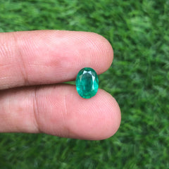 1.30Ct Emerald for sale - Budh Ratna - Zamurd - Pachu Stone, Markat Mani Stone - 10x7mm
