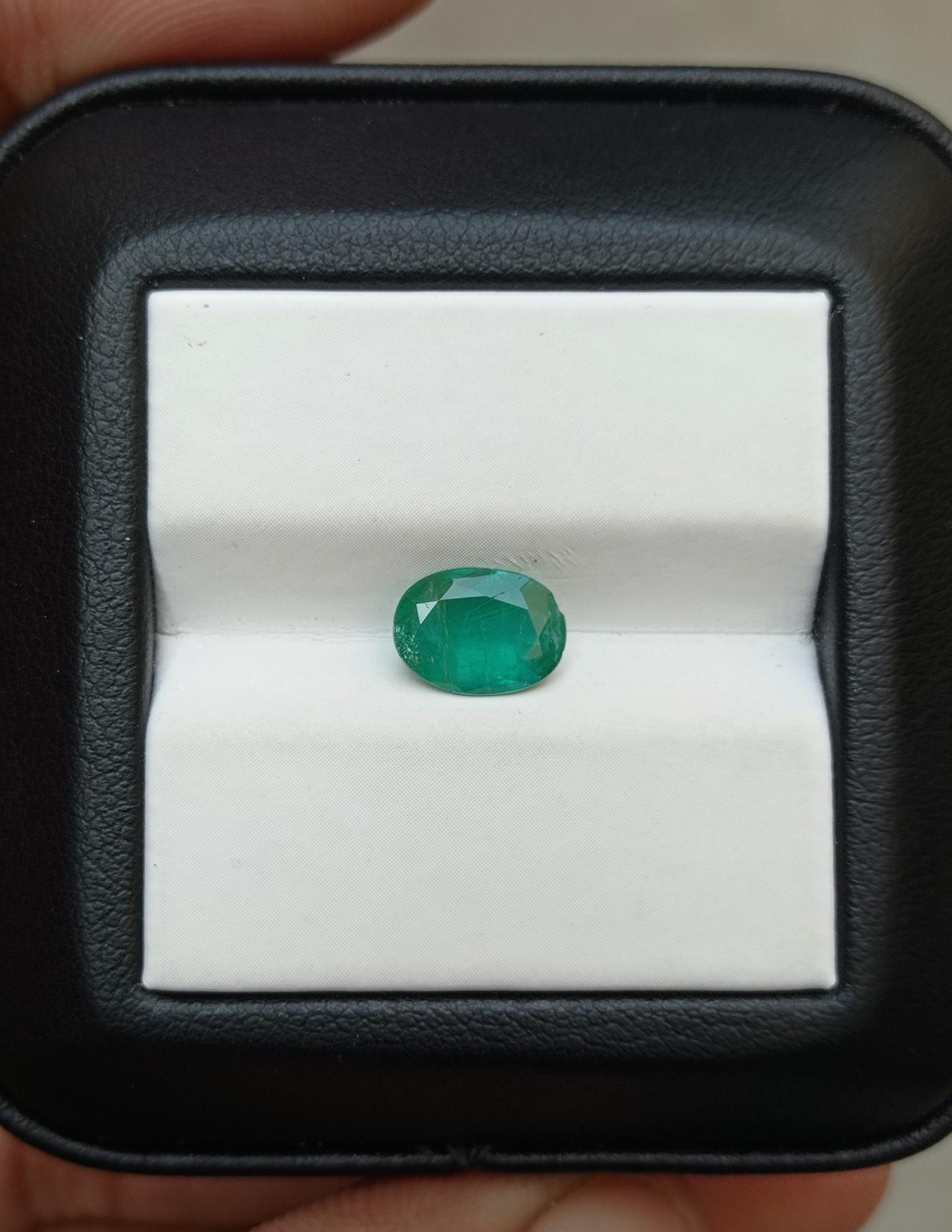 1.20ct Emerald for sale - Budh Ratna - Zamurd - Pachu Stone, Markat Mani Stone - 9x6.4x3.5mm