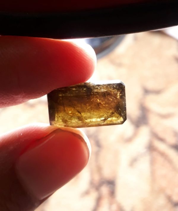 11.7ct Epidote - Epidote Crystal - Epidote for sale - Zabarjad - 17x10mm