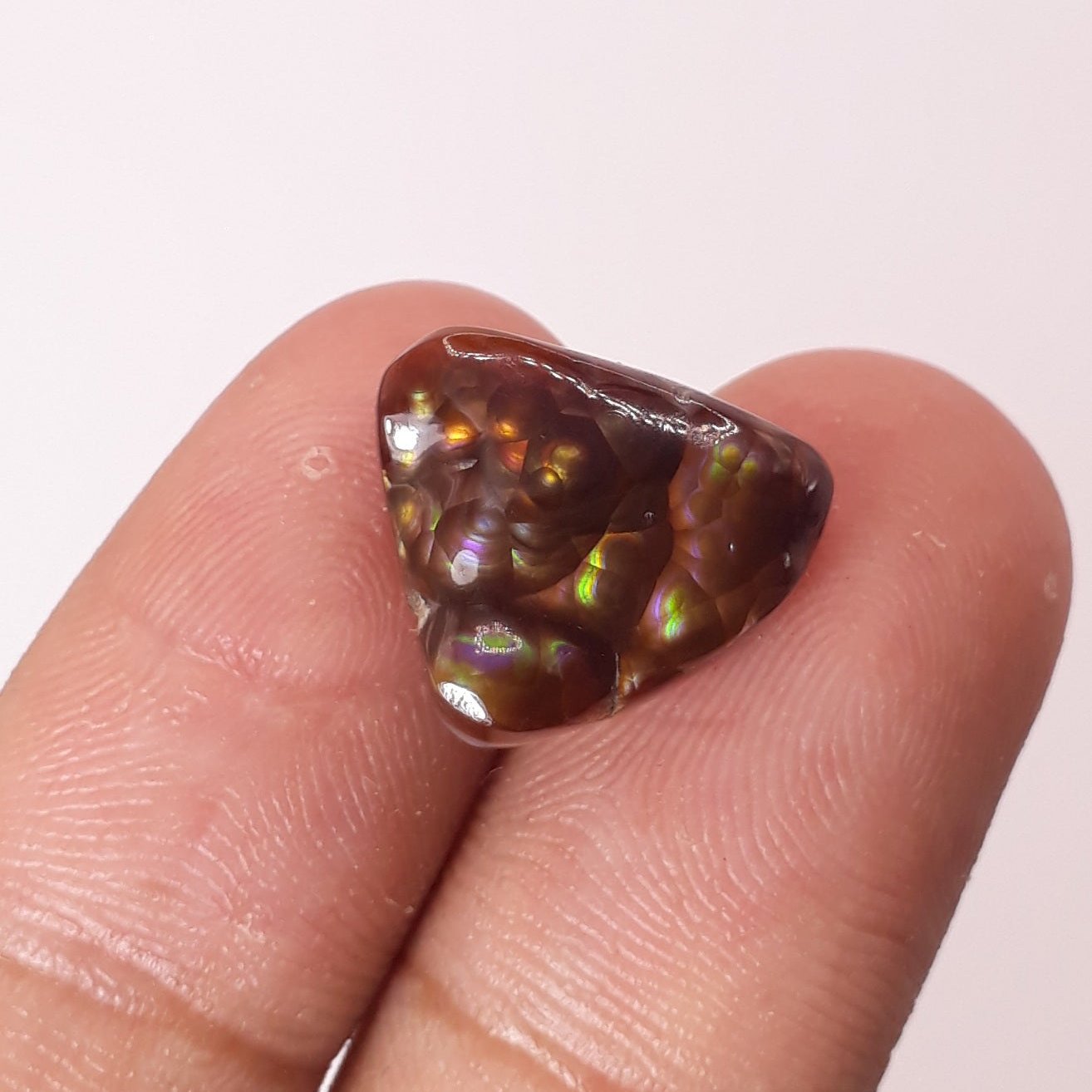 MultiFire Rare Mexicna Fire Agate Cabochon