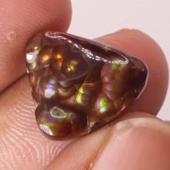 MultiFire Rare Mexicna Fire Agate Cabochon