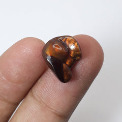 Freeform Firy Mexican Fire Agate Carving - Agata De Fuego