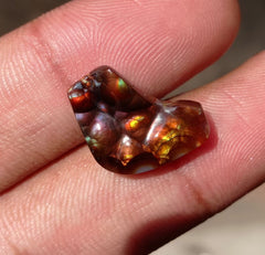 8.75ct Mexican Fire Agate, Perfect gemstone Gift, Rare Color Fire Agate, Dimensions 16x15x6mm