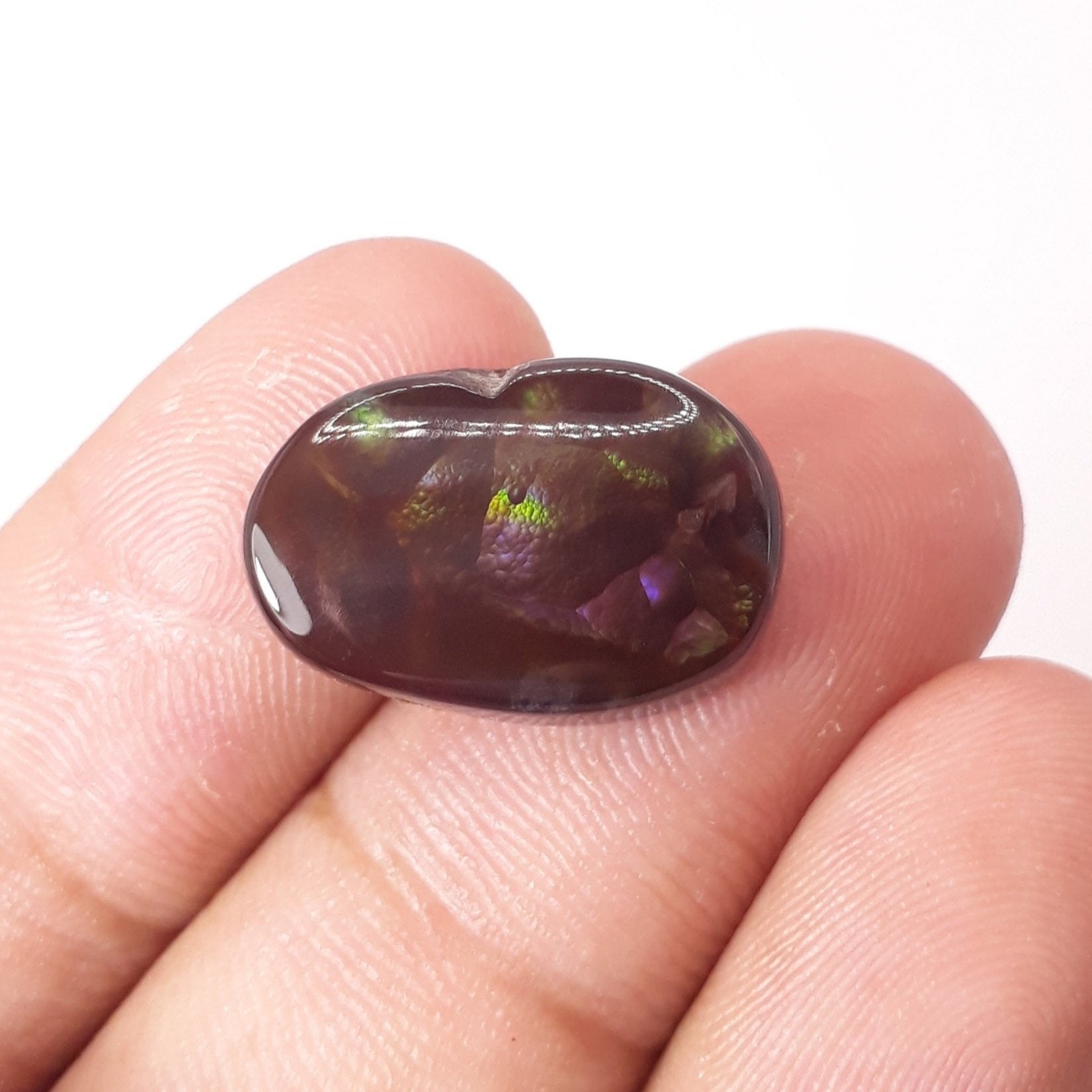 Purple Mexican Rare Fire Agate - Agata De Fuego