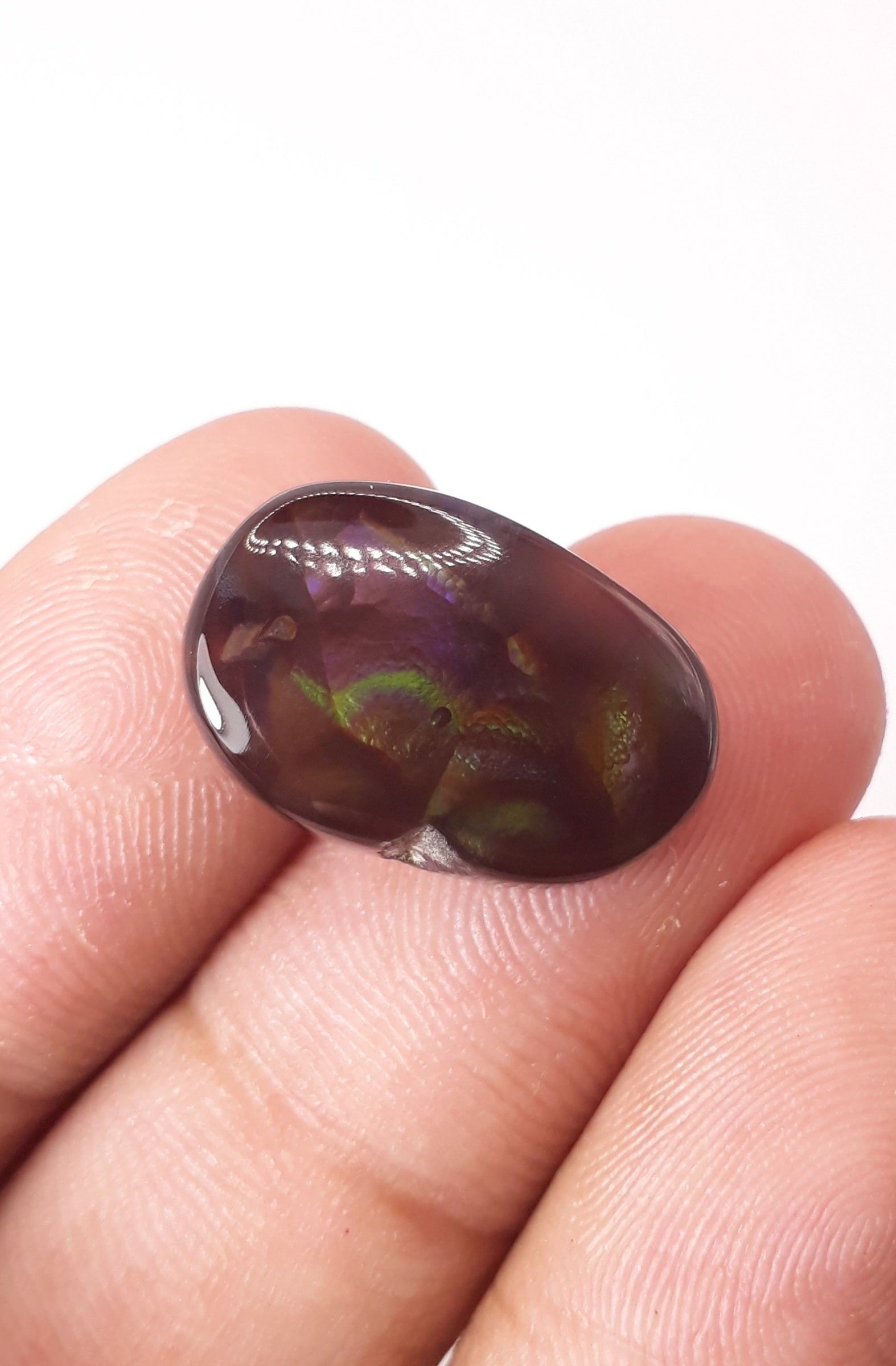 Purple Mexican Rare Fire Agate - Agata De Fuego