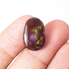 Purple Mexican Rare Fire Agate - Agata De Fuego