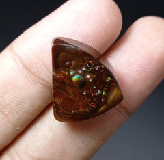 22.75ct Natural Mexican Fire Agate, Rare Fire Agate, Perfect gemstone Gift, Rare Gemstone than Diamonds, Dimensions 22x18x7mm