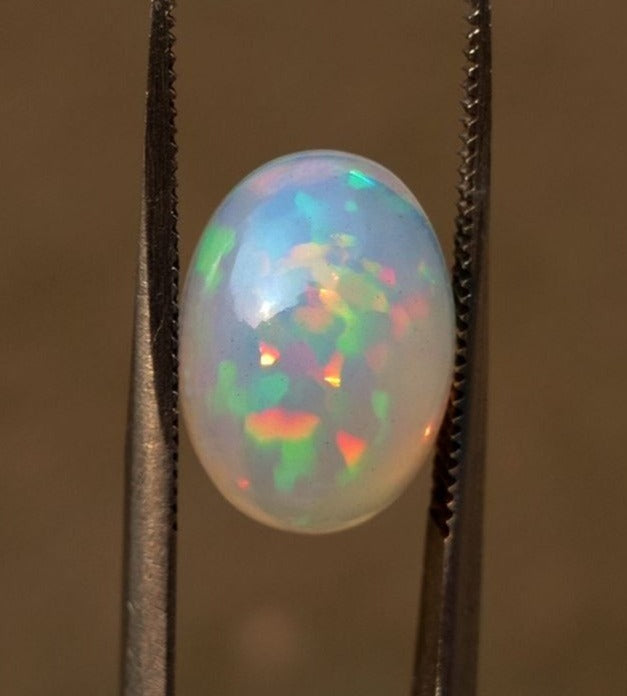 Opal for Sale - White Fire Opal - Welo Opal - October Birthstone - 14x10mm