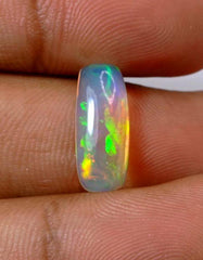 2.8ct AAA Quality Opal for Sale - White Fire Opal - Welo Opal - Water Opal - October Birthstone - 17x7mm
