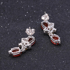 Anti Tarnish 925 Sterling Silver Colorful Candy Jewelry Set Ring Earrings & Sets Fine Jewelry