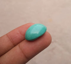 Natural Green Turquoise, Oval Shape - Persian Turquoise - Green Feroza - 22.1ct- 21x17mm