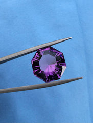 16ct Top Quality Amethyst from Brazil - Natural Amethyst Crystal - 16.8x16.8mm