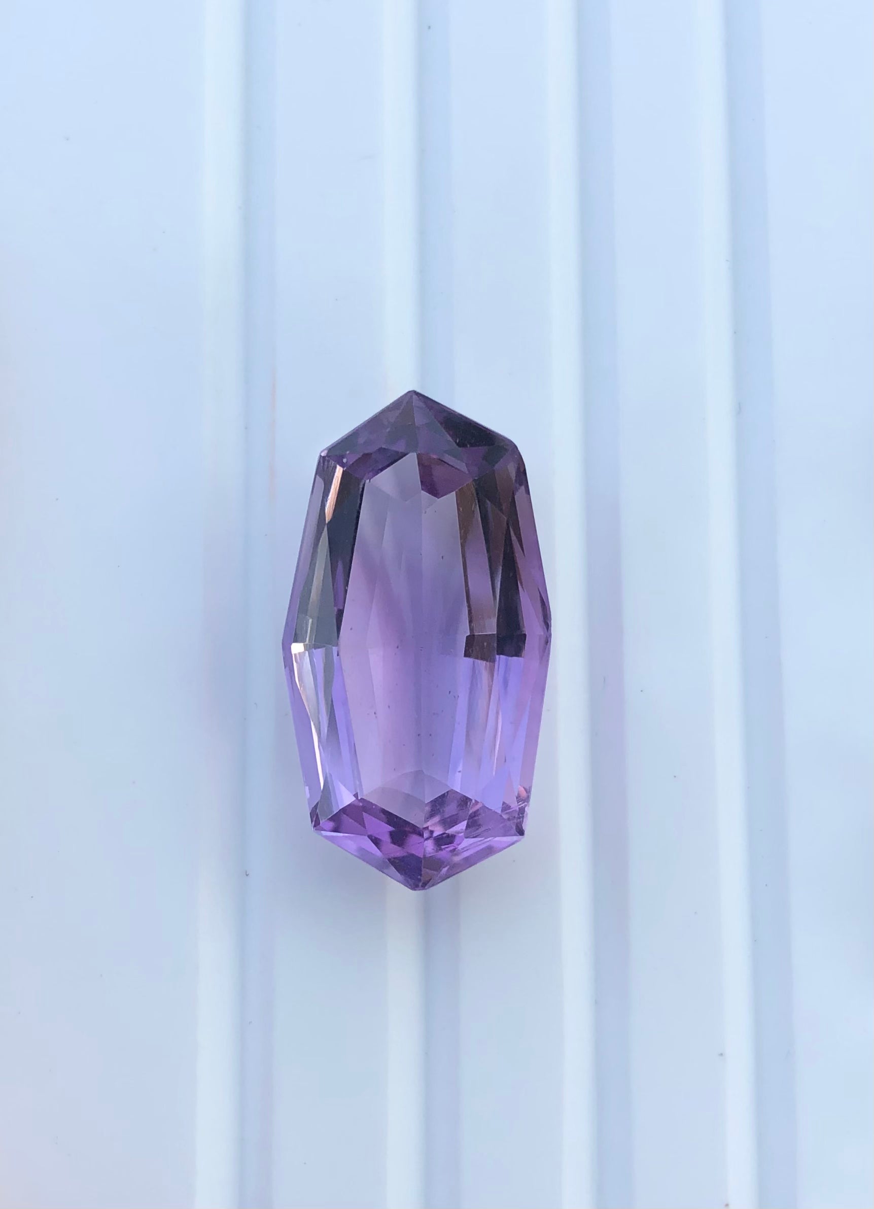 21.5ct Top Quality Rose de France Amethyst - Natural Amethyst Crystal -
