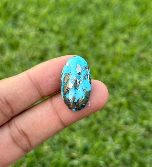 30ct Natural Turquoise - Feroza Stone