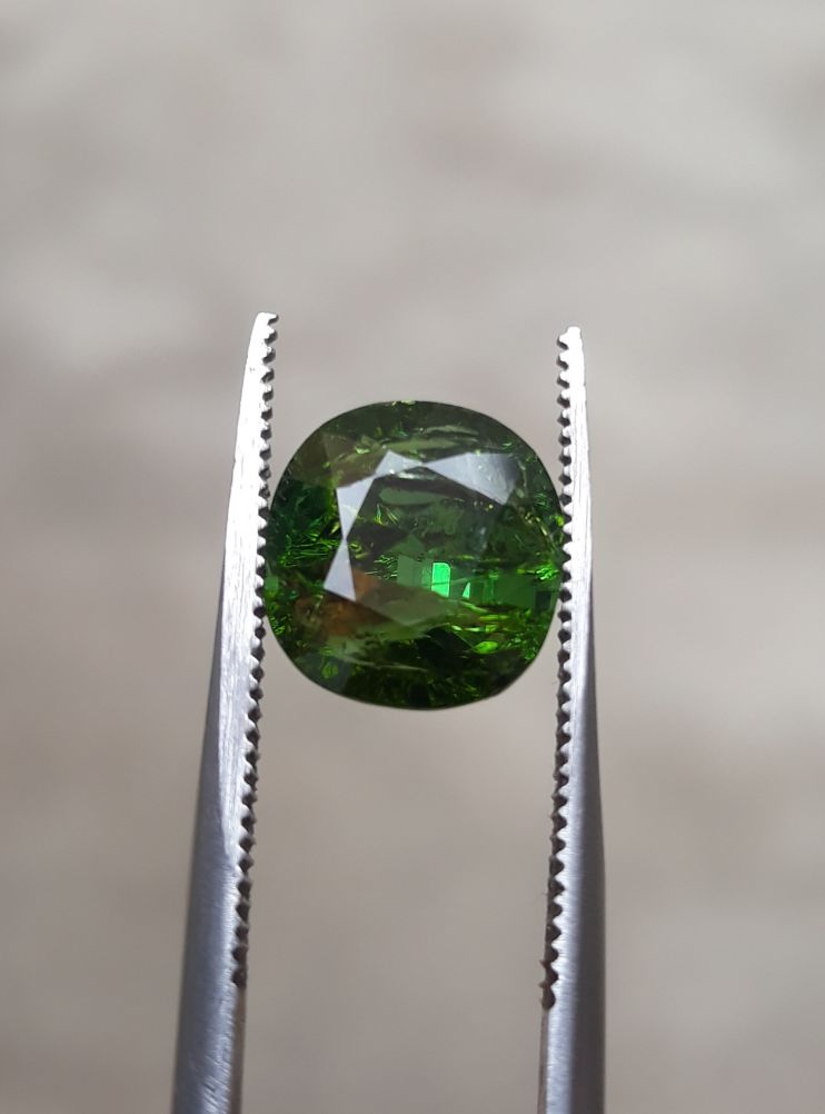 4.65ct Natural Verdelite Tourmaline Gemstone - Faceted Tourmaline - October Birthstone Tourmaline - 10x9x7mm