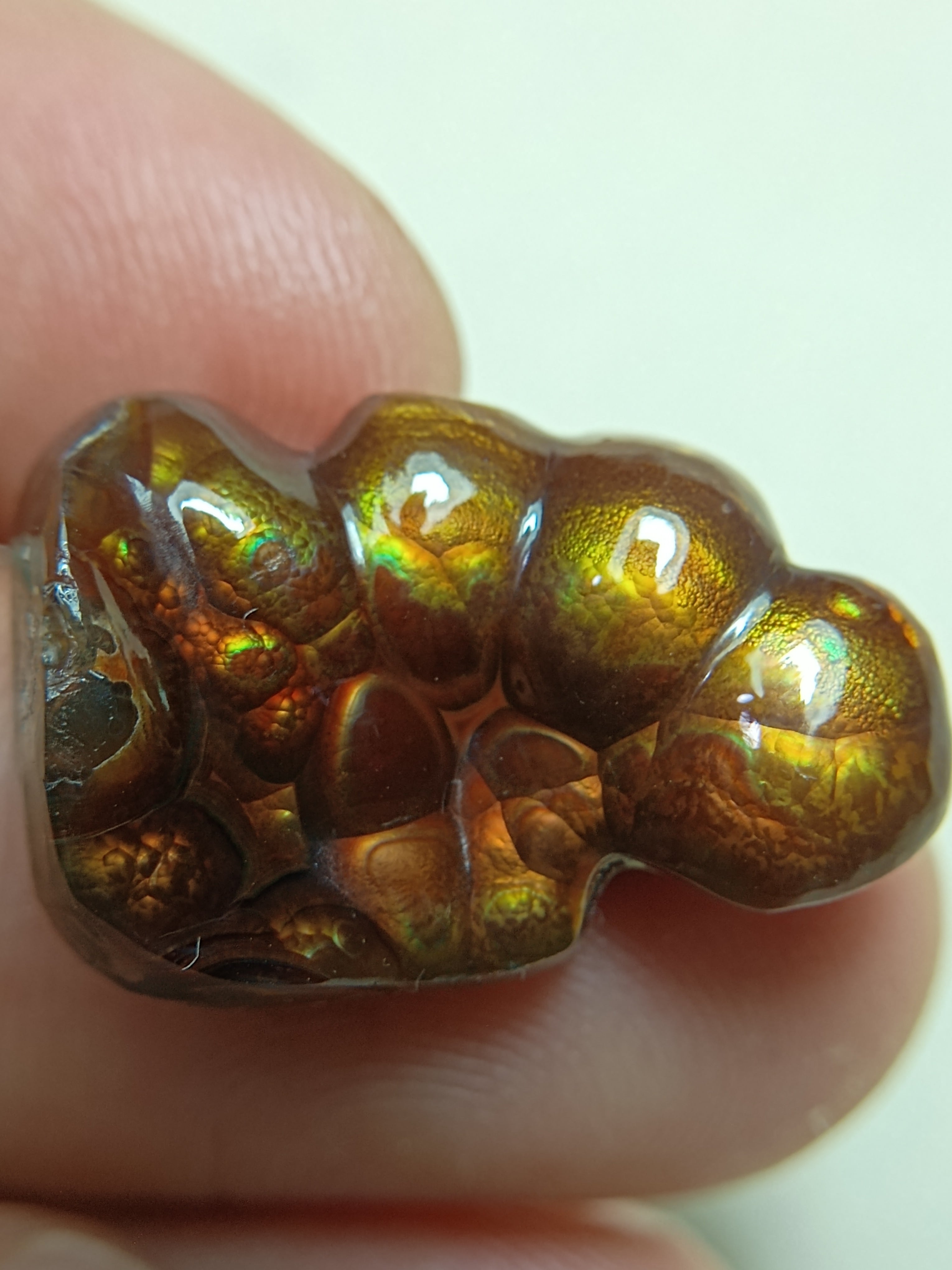 Rare Agate De Feugo -  Rare Fire Agate Carving