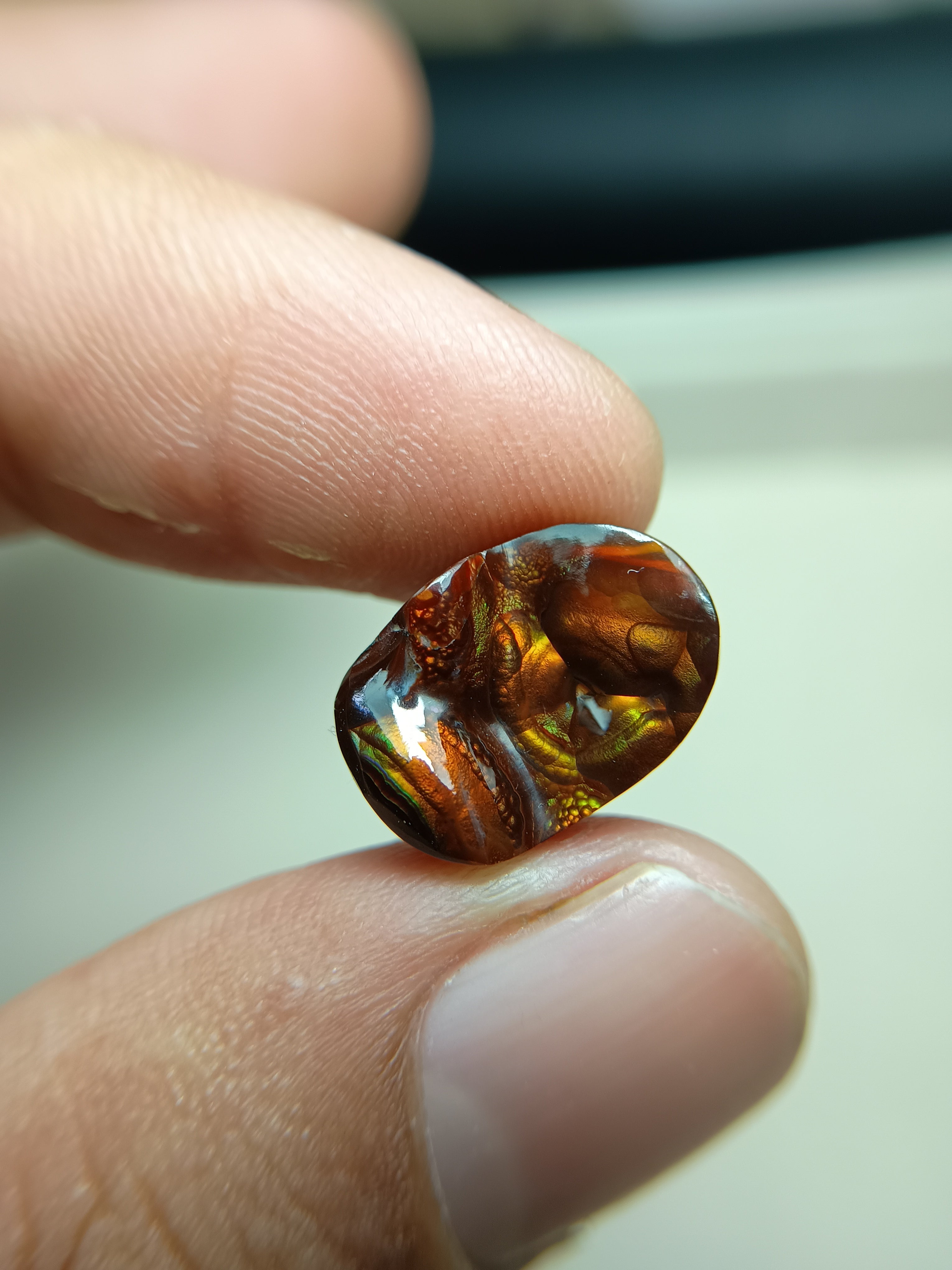 Rare Agate De Feugo -  Rare Fire Agate