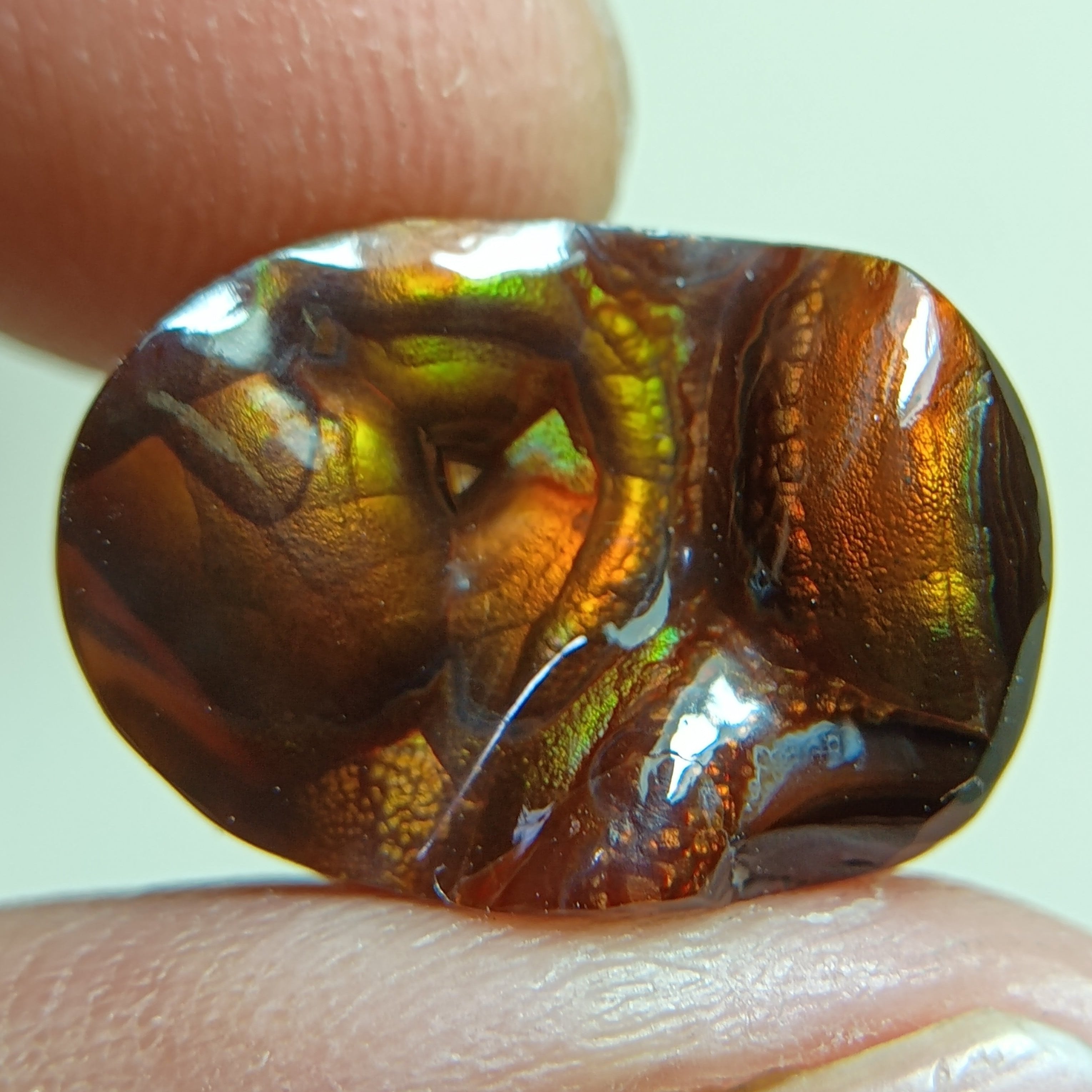 Rare Agate De Feugo -  Rare Fire Agate