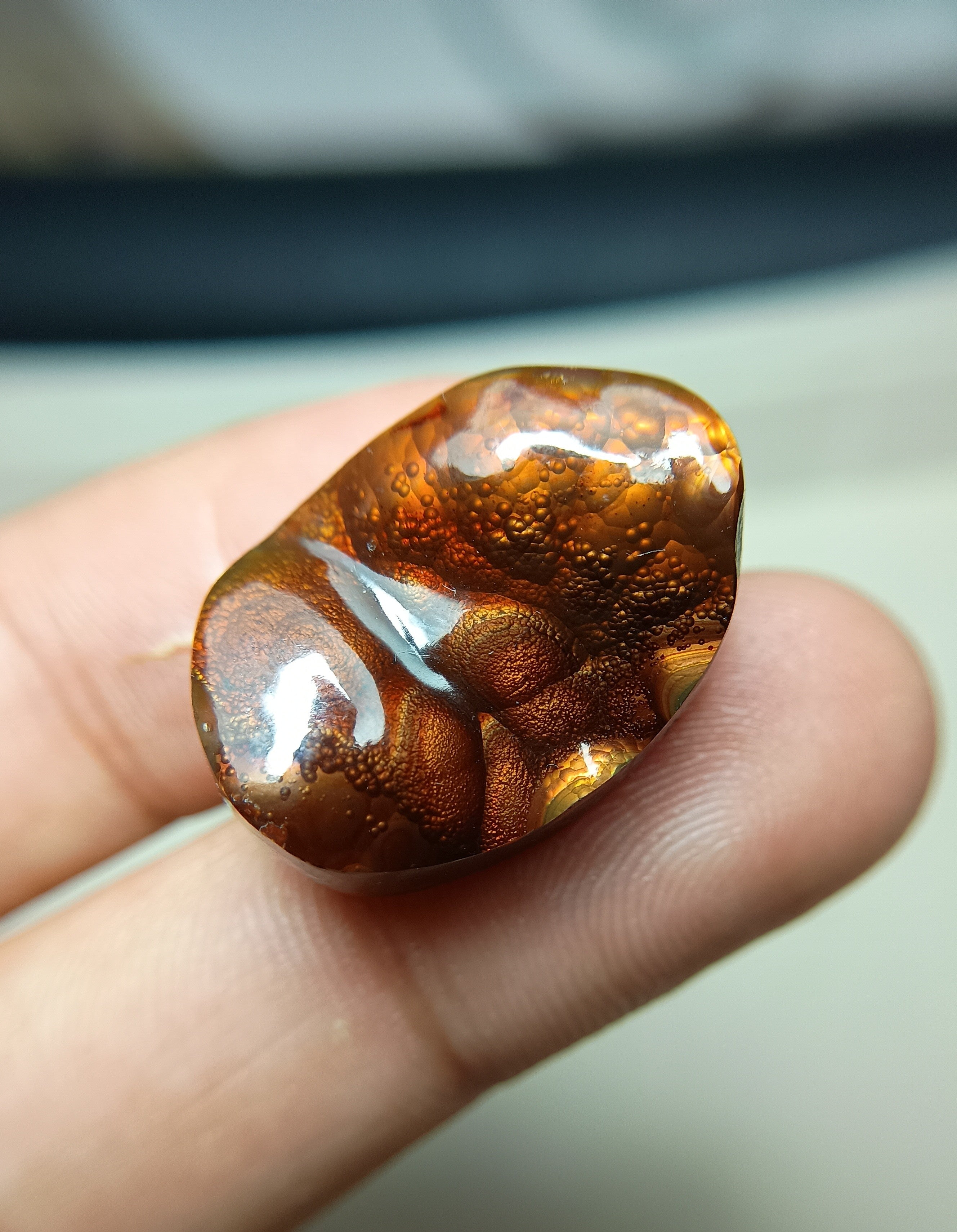 Big Size Rare Fire Agate - Agate De Feugo