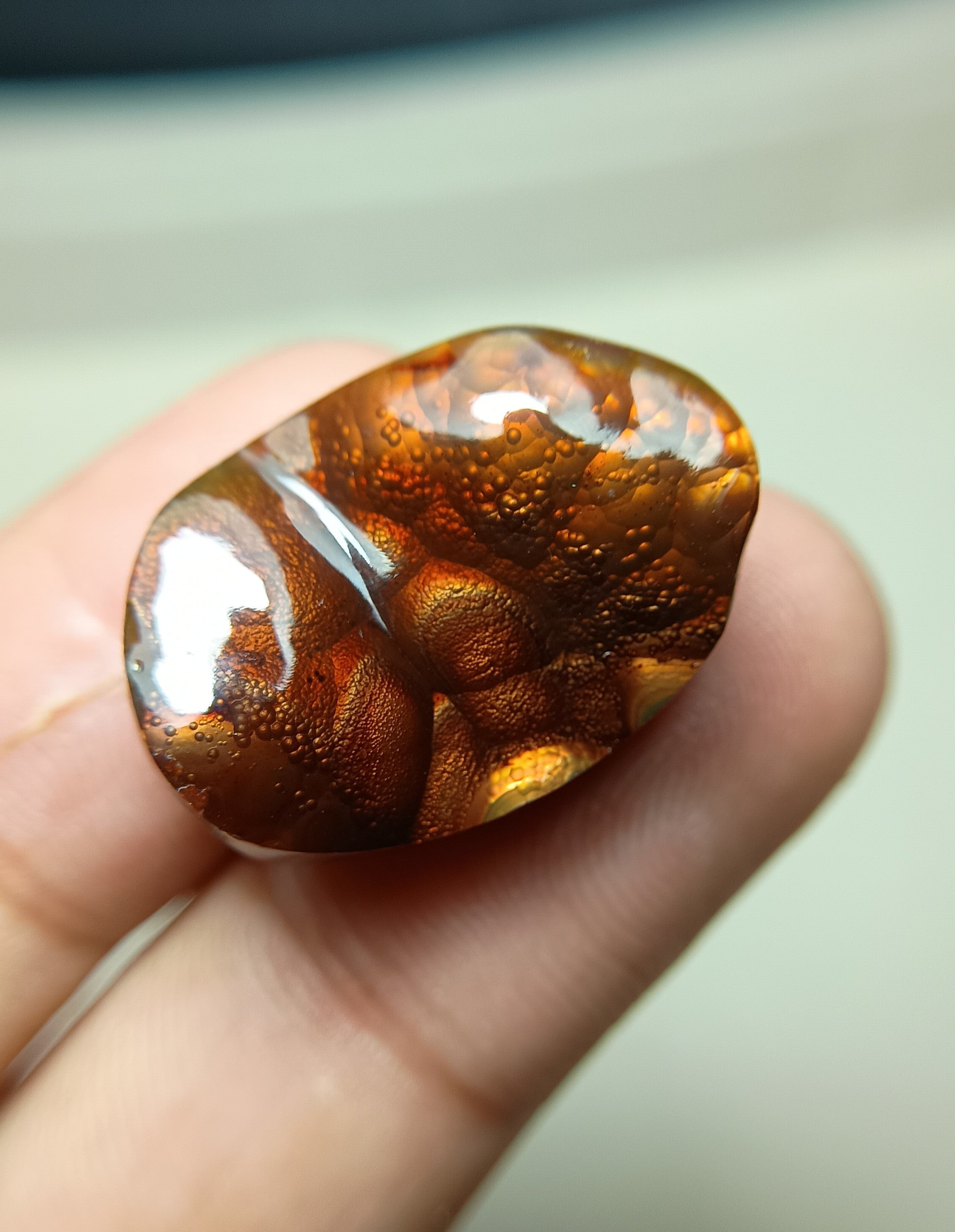 Big Size Rare Fire Agate - Agate De Feugo