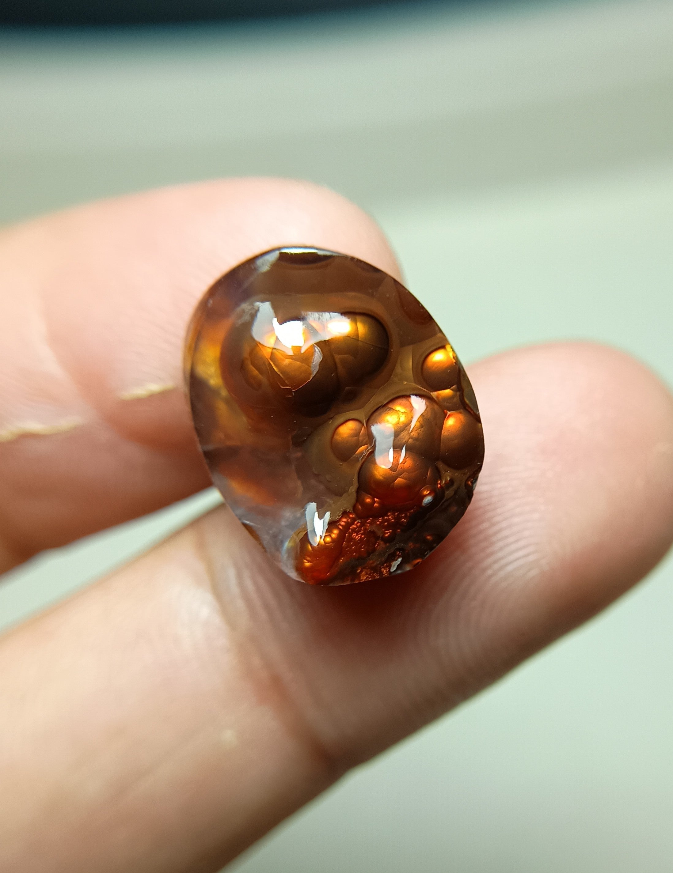 Bubbly Rare Fire Agate - Agate De Feugo