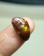 Rainbow Rare Fire Agate Cabochon - Agate De Feugo