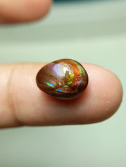 Rainbow Fire Agate Rare Gemstone - Agate De Feugo