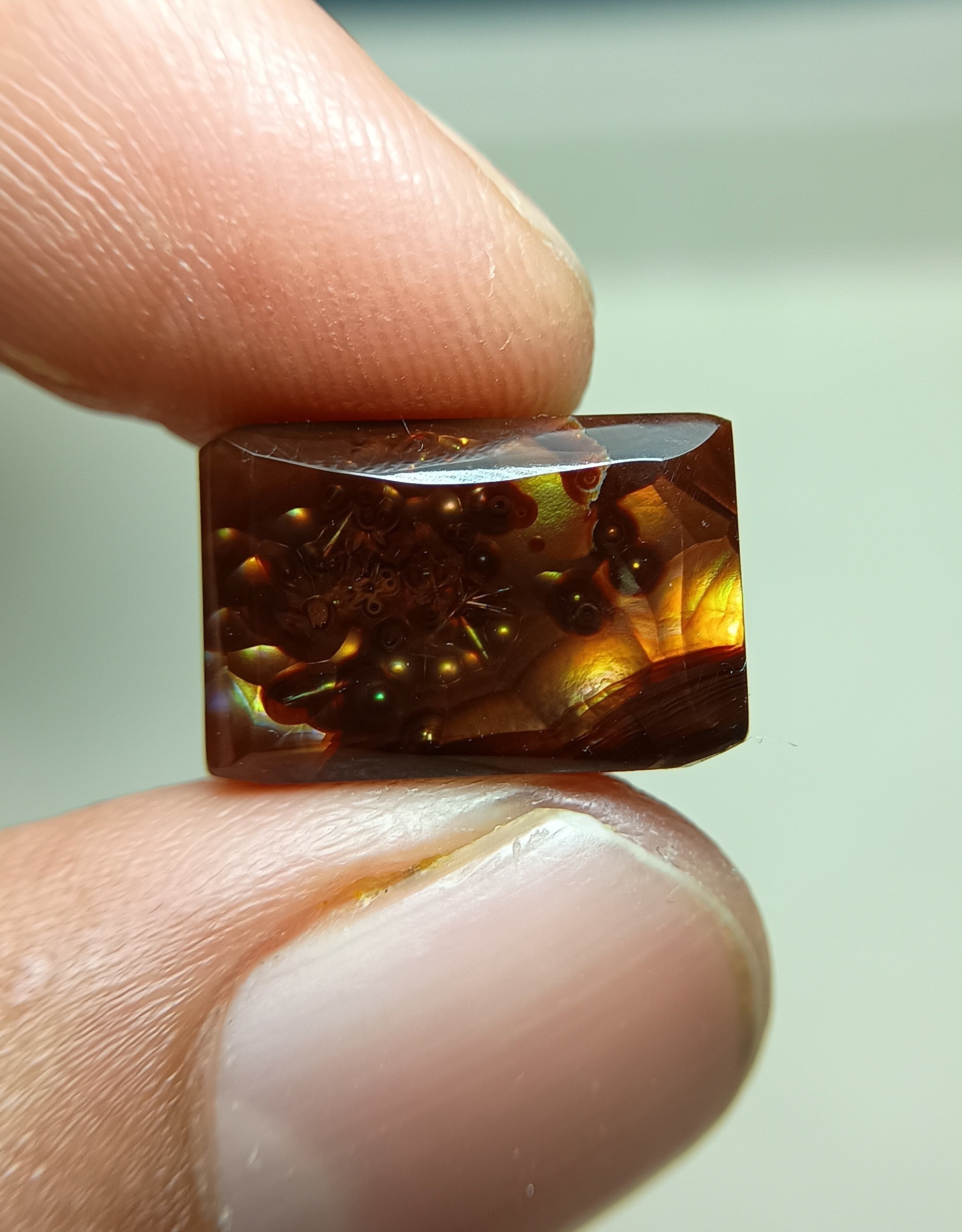 Fire Agate Cabochon - Agate De Feugo