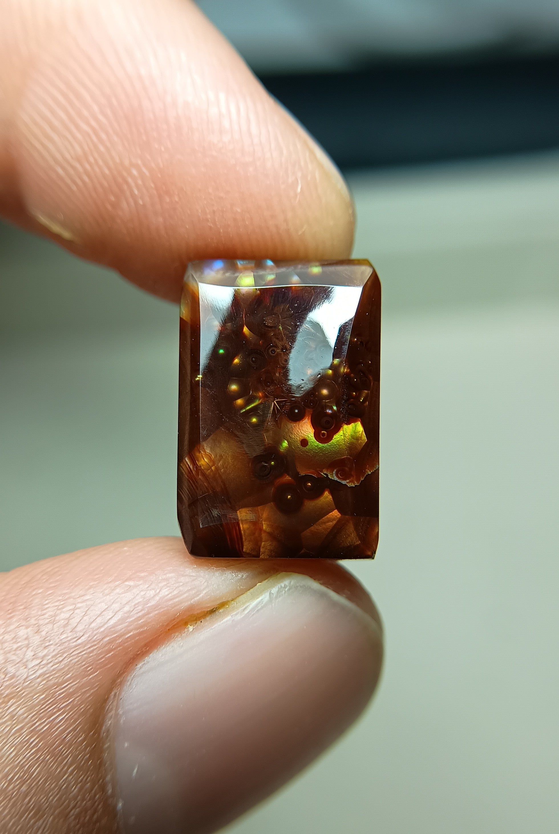 Fire Agate Cabochon - Agate De Feugo