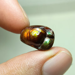 Fire Agate Rare Gemstone - BabyFoot - Agate De Feugo