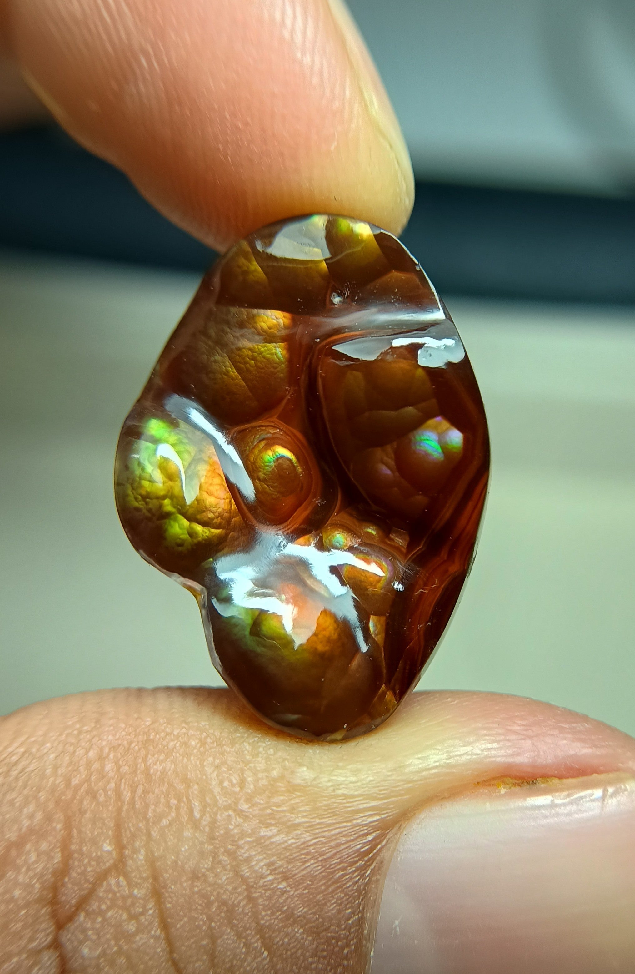 Fire Agate Carving - Agate De Feugo