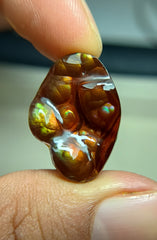 Fire Agate Carving - Agate De Feugo