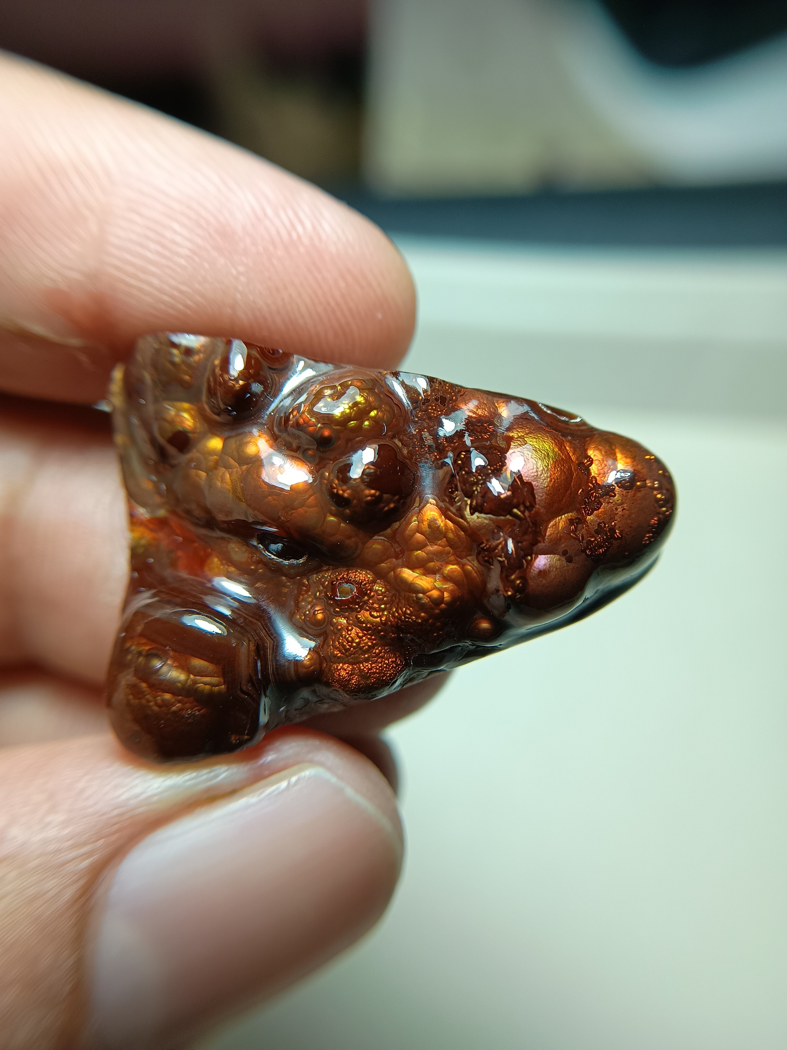 Big Size Fire Agate Gemstone - Agate De Feugo