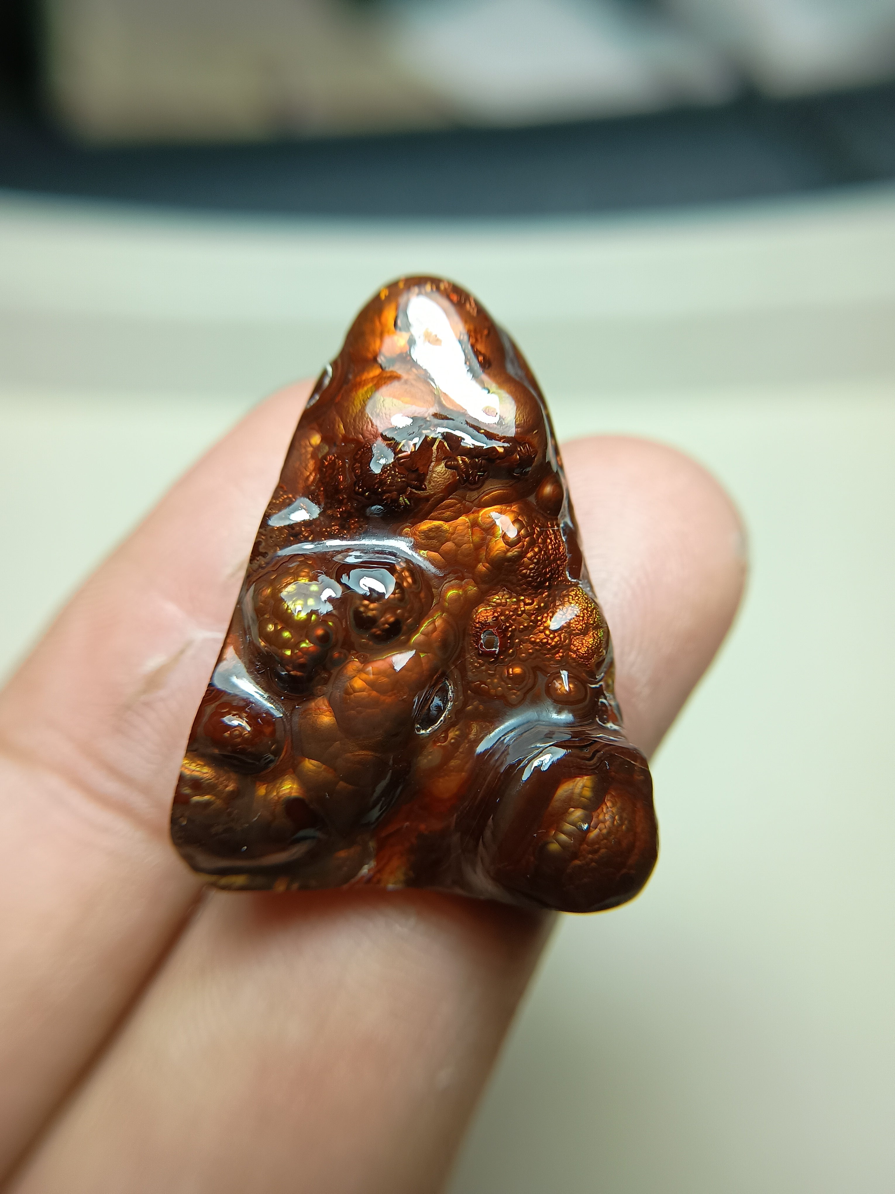 Big Size Fire Agate Gemstone - Agate De Feugo