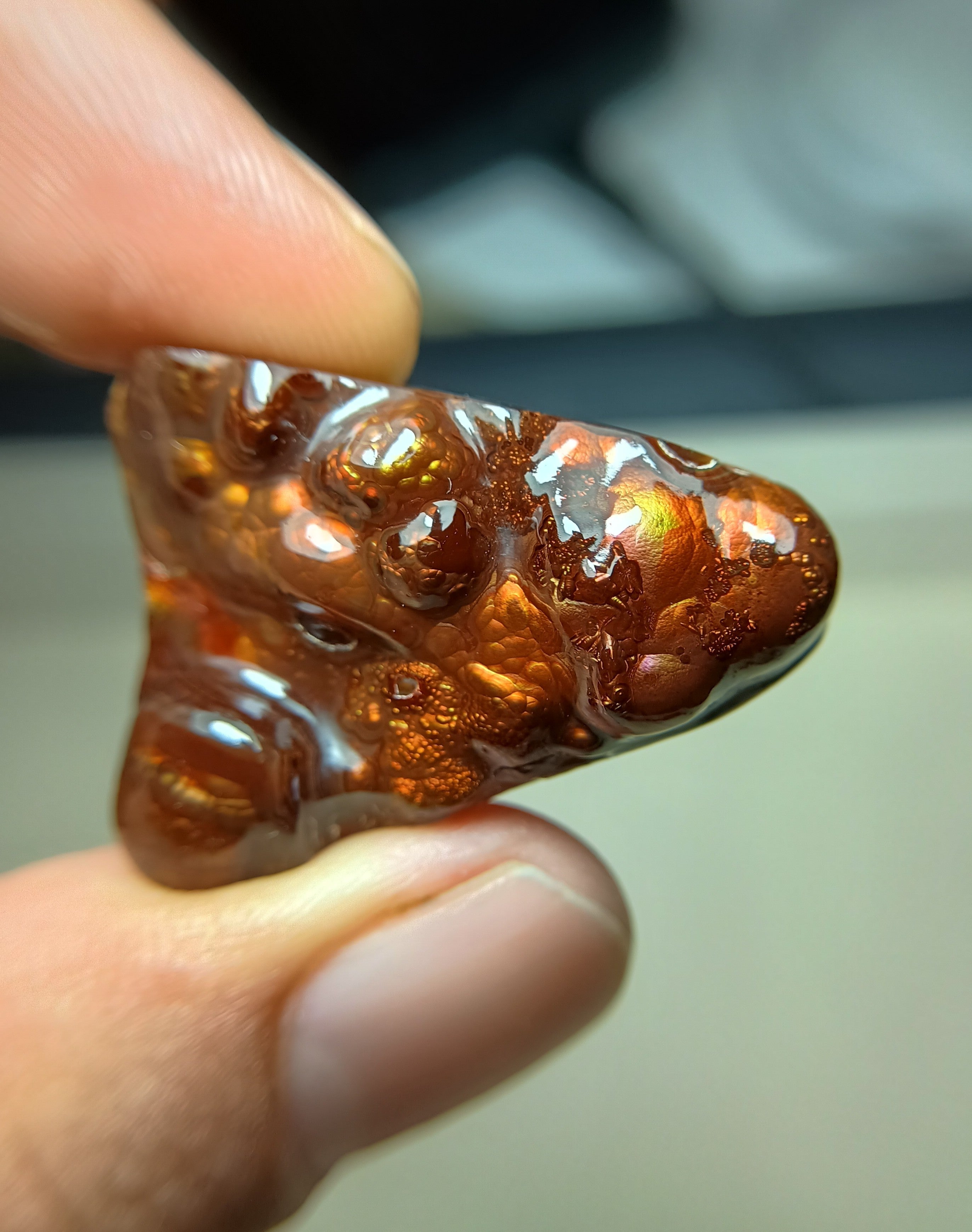 Big Size Fire Agate Gemstone - Agate De Feugo