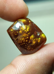 Bubbly Fire Agate Gemstone - Agate De Feugo