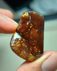 Rare Fire Agate Gemstone - Agate De Feugo