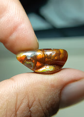 Red Fire Agate Carving - Agate De Feugo