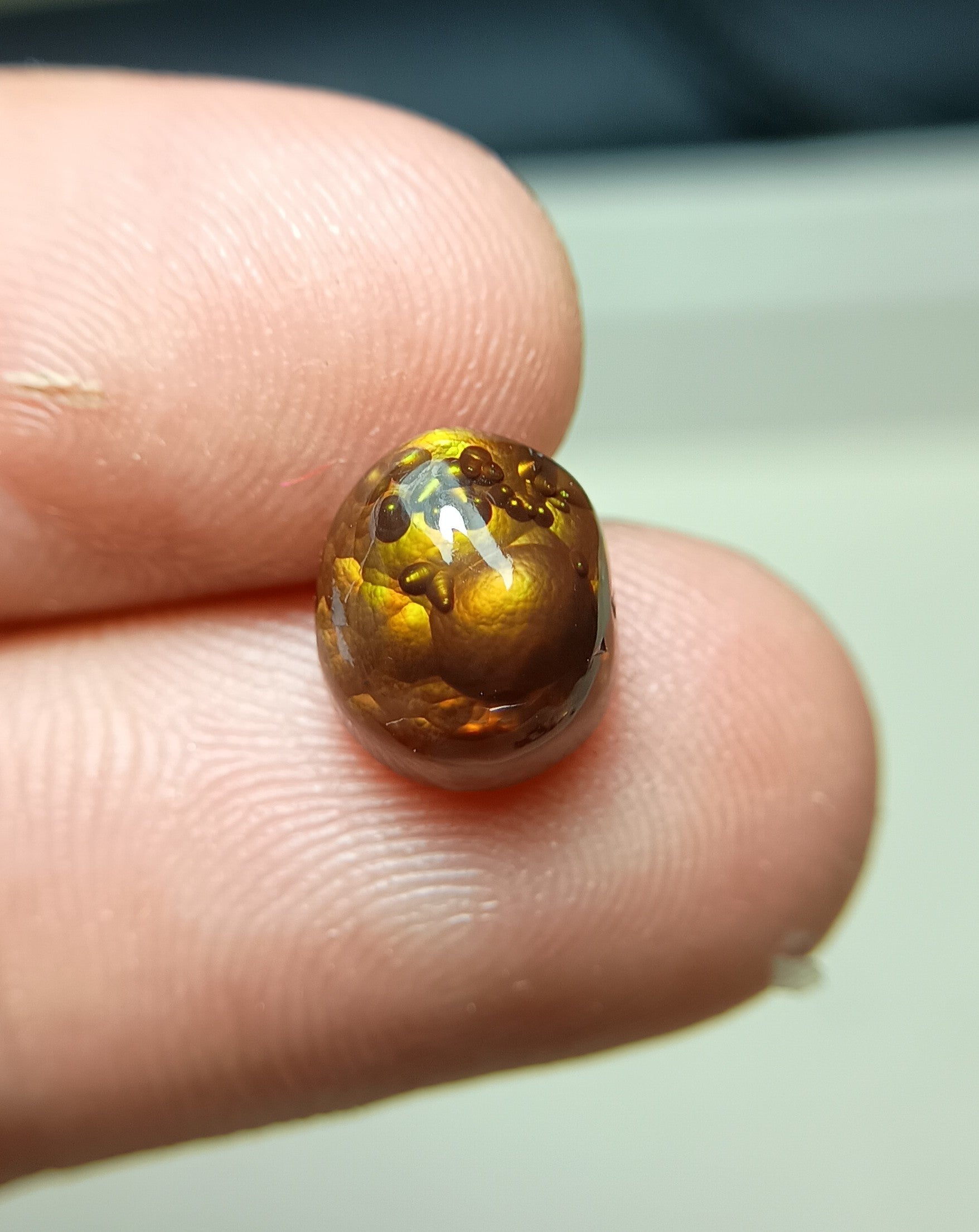 Fire Agate Carving small - Agate De Feugo