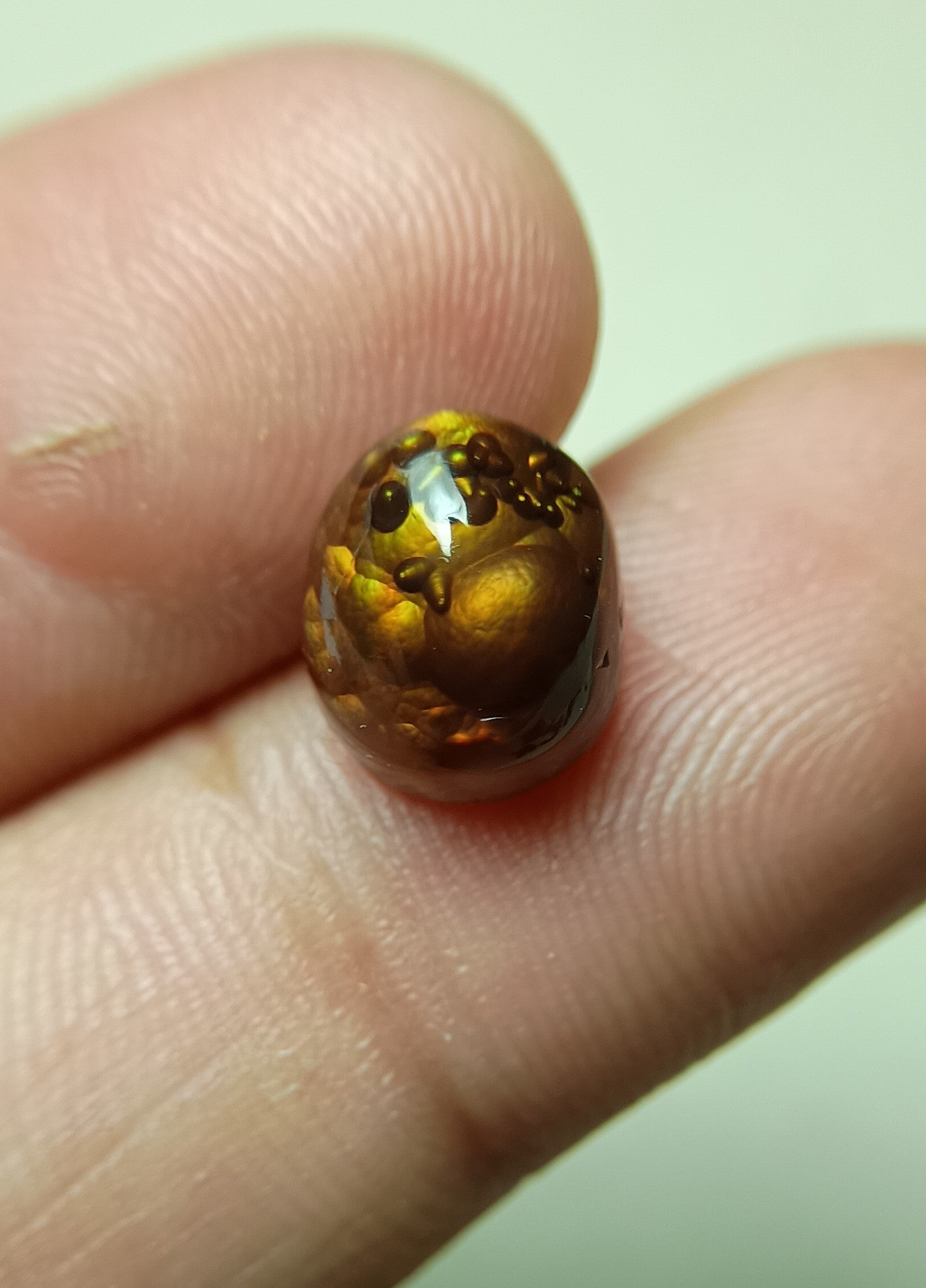 Fire Agate Carving small - Agate De Feugo