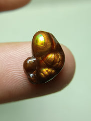 Rare Fire Agate Carving - Agate De Feugo