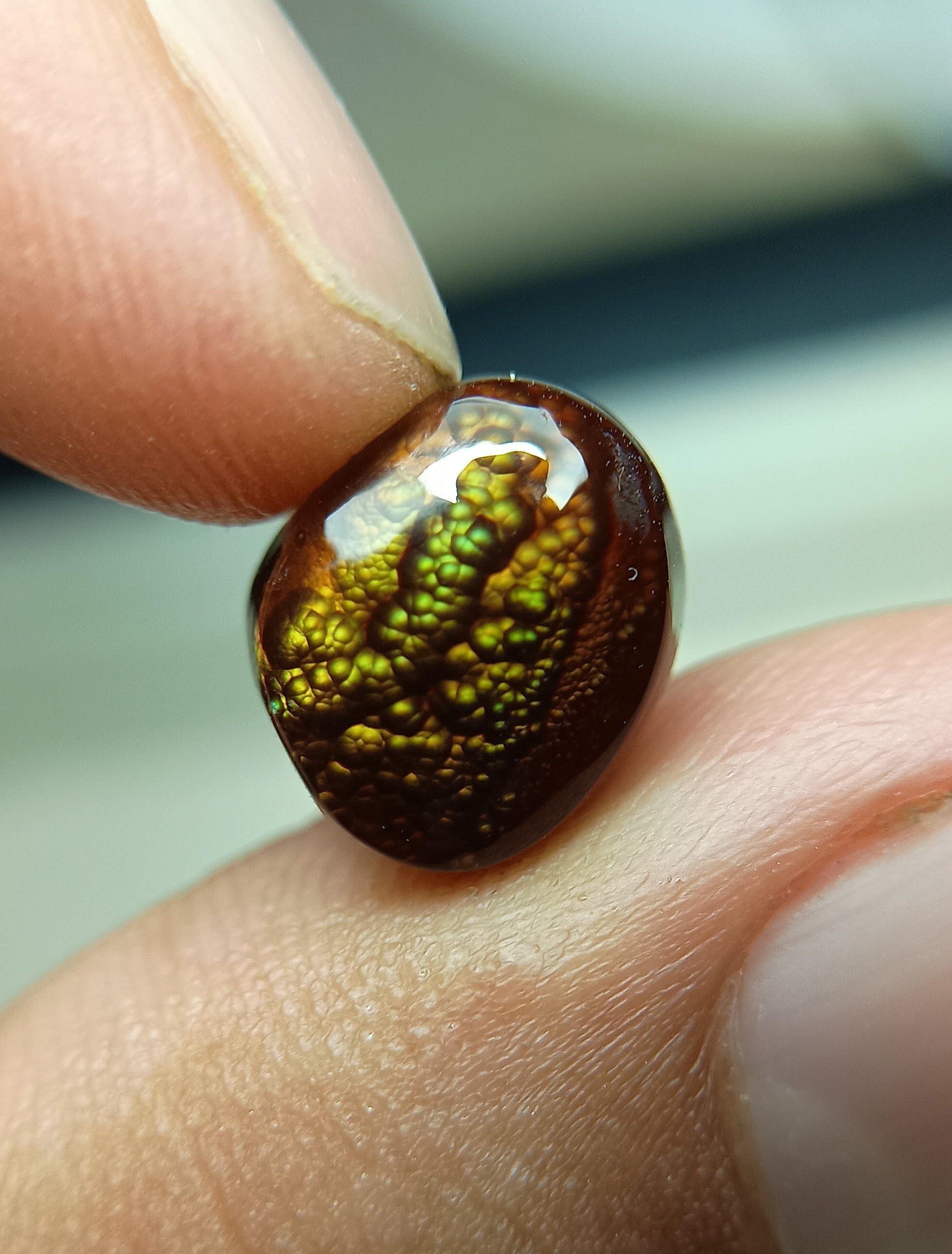 Mexican Fire Agate Carving - Agate De Feugo